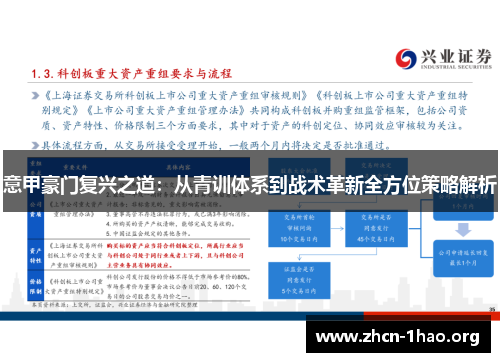 意甲豪门复兴之道:从青训体系到战术革新全方位策略解析 意甲豪门复兴之道:从青训体系到战术革新全方位策略解析